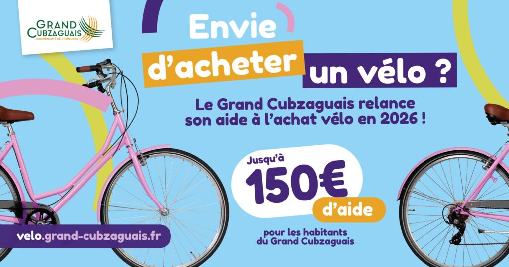 aides achat vélo grand cubzaguais